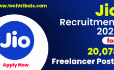 Jio Recruitment 2022 – Apply Online For 20,078 Freelancer Posts