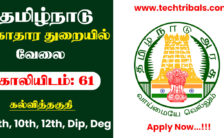 TN DHS Recruitment 2022 – Walk-In-Interview For 61 DEO & Security Post